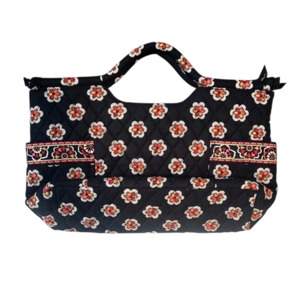 Vera Bradley Satchel Bag In Black Pirouette